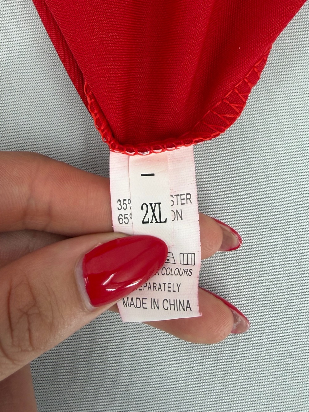 Red navy ruffle Mini Dress 2XL Preppy Collegiate Coquette college game day - Picture 7 of 10